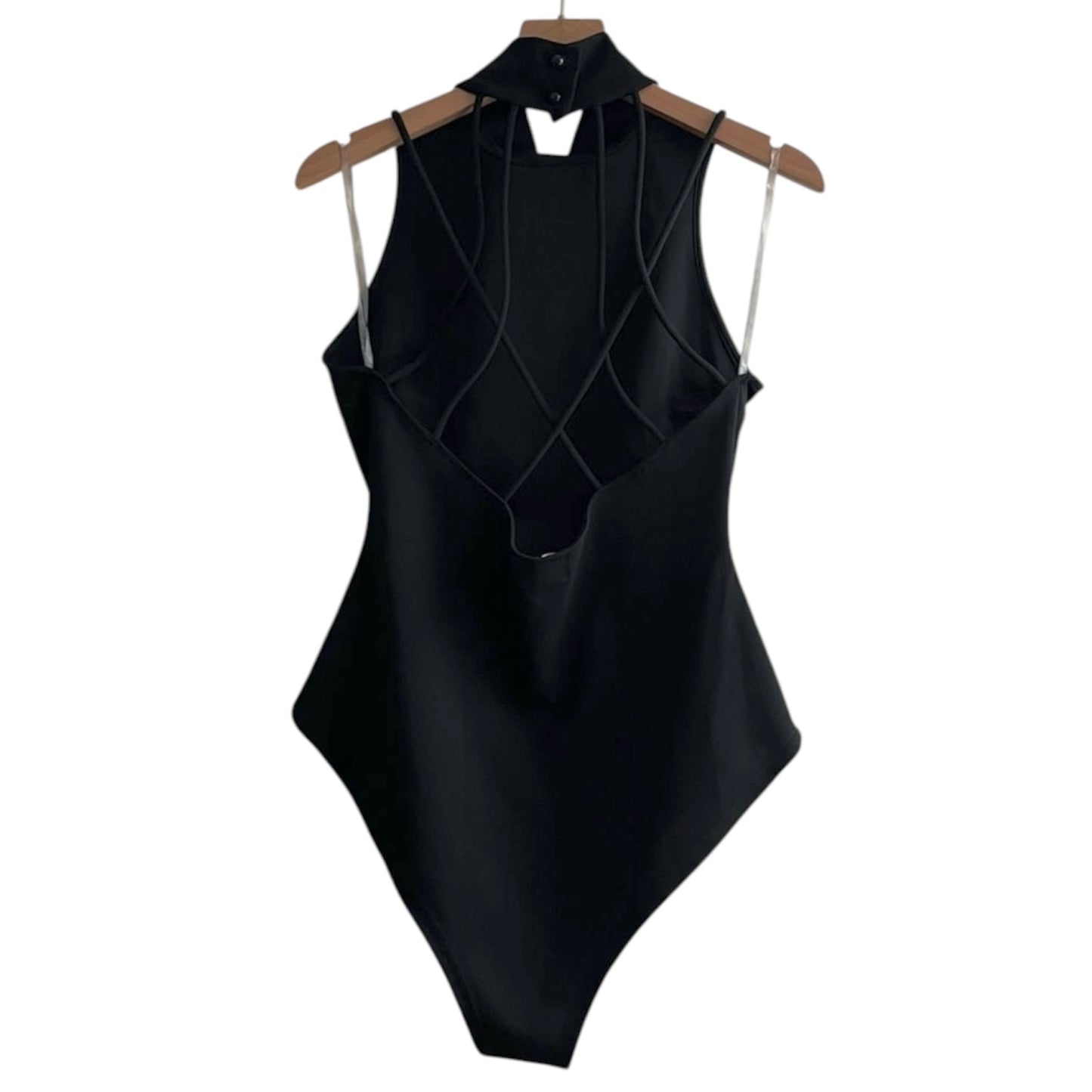 Body negro detalle espalda - Talla L