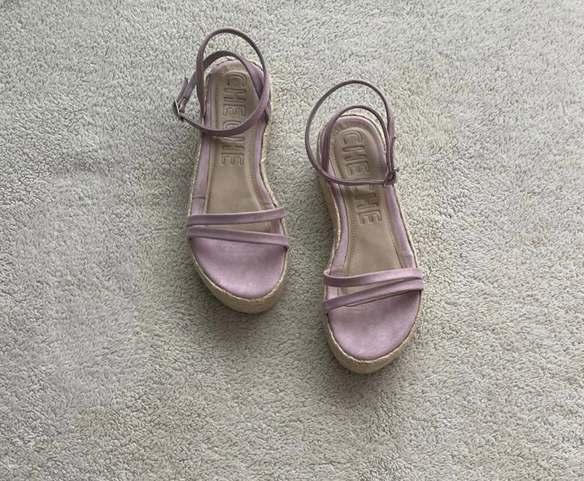 Plataformas lilas - Talla 36