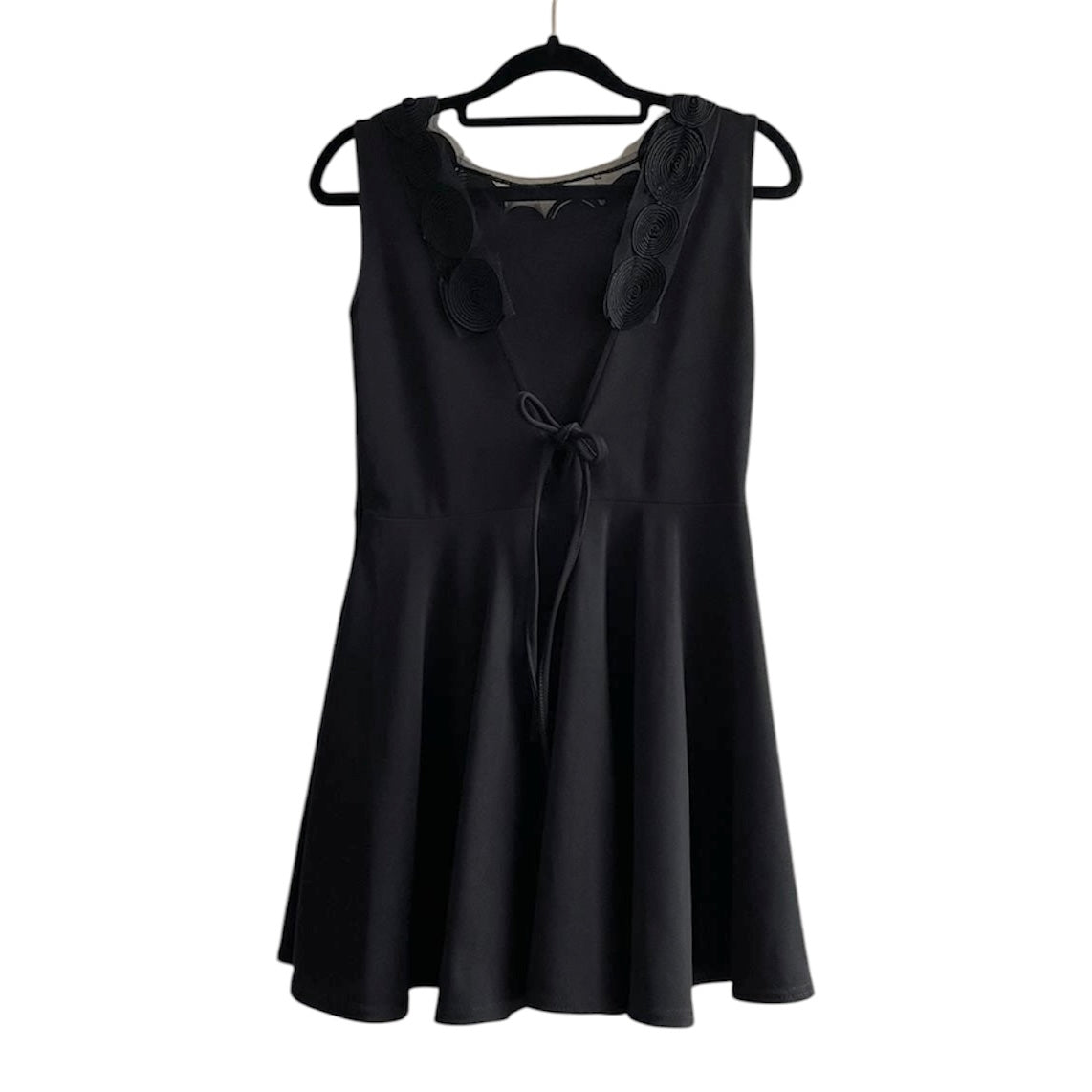 Vestido corto negro- Talla S