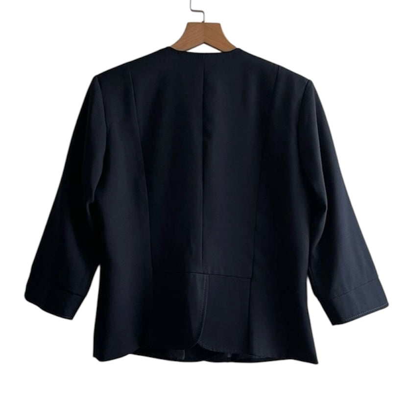 Blazer corto azul - Talla M