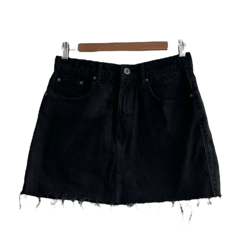 Falda Jean negra Zara - Talla M