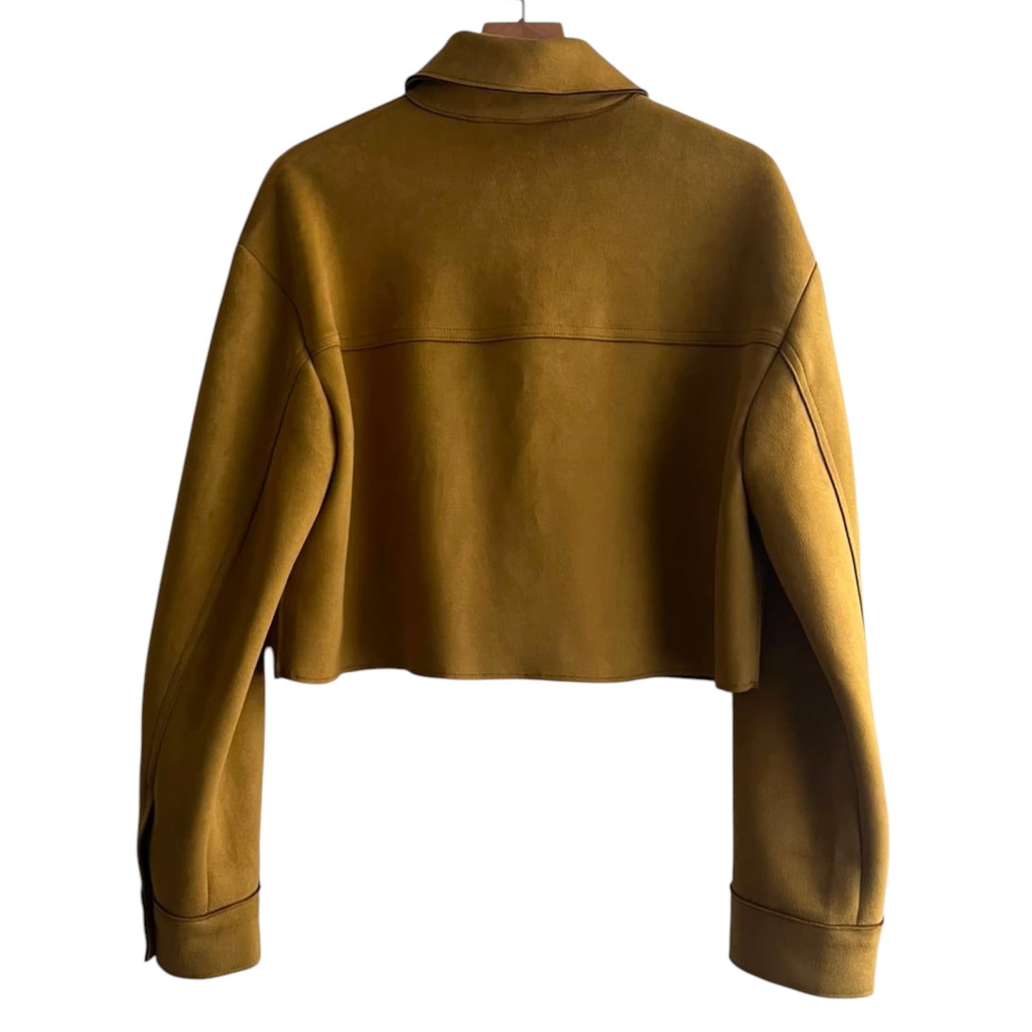 Casaca mostaza corta Zara - Talla S