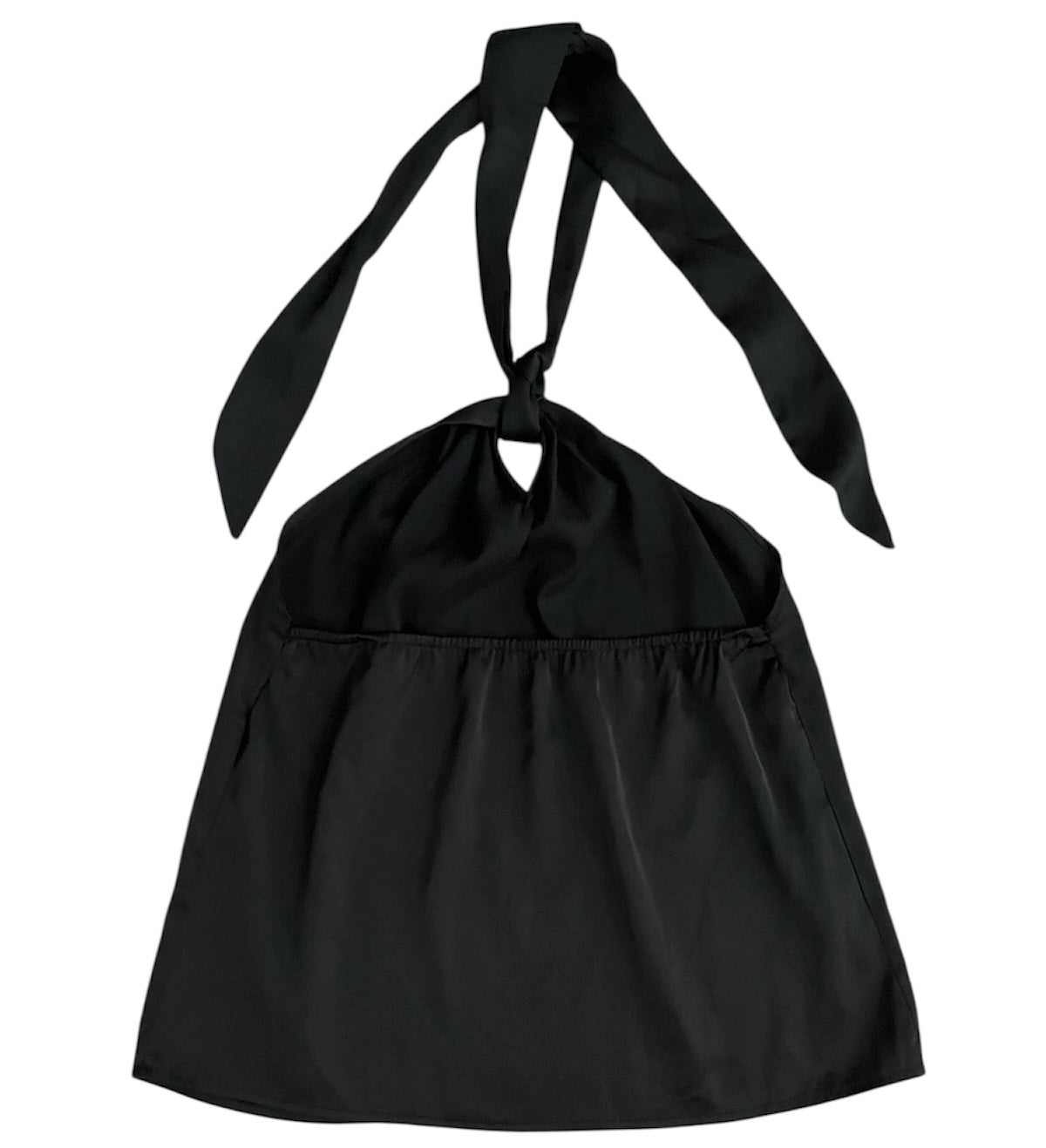 Blusa halter negra - Talla S