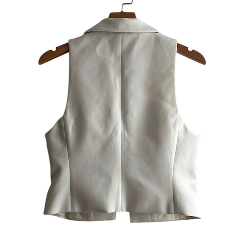 Blusa chaleco blanco Zara - Talla S