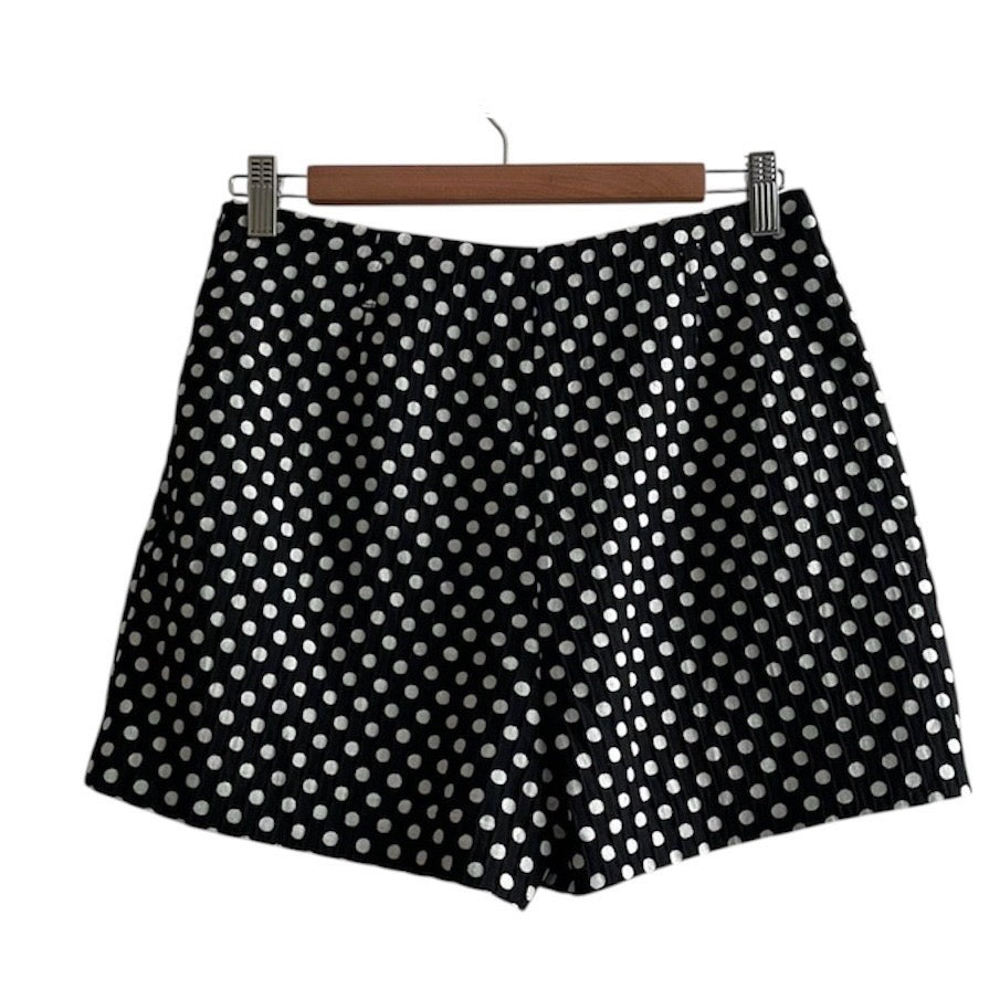 Short lunares blanco y negro Zara - Talla S