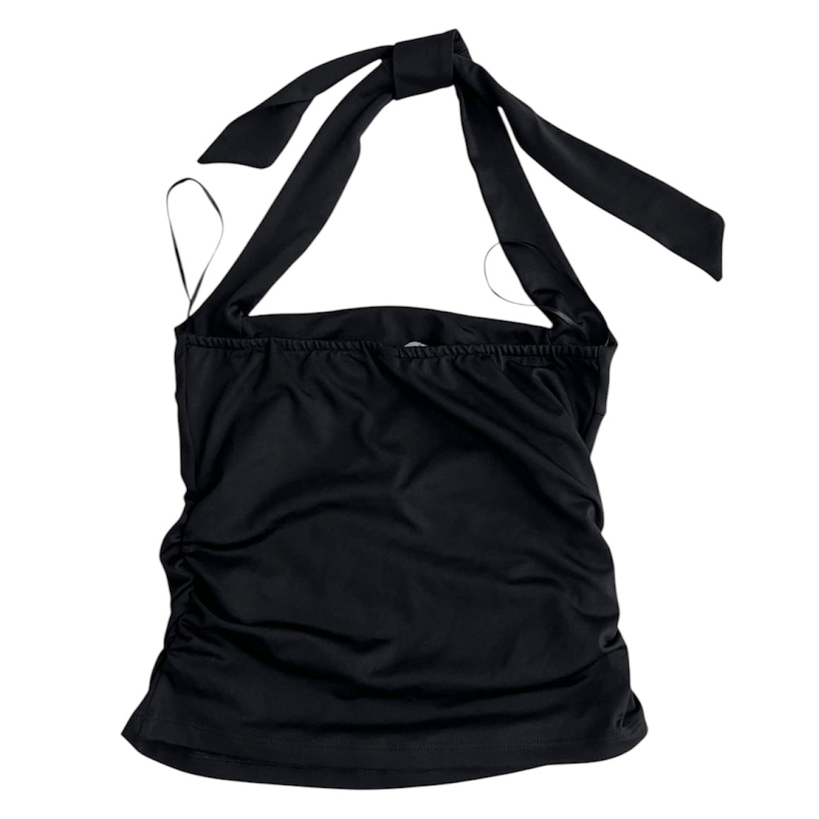 Top tiras al cuello negro Luvaro - Talla S