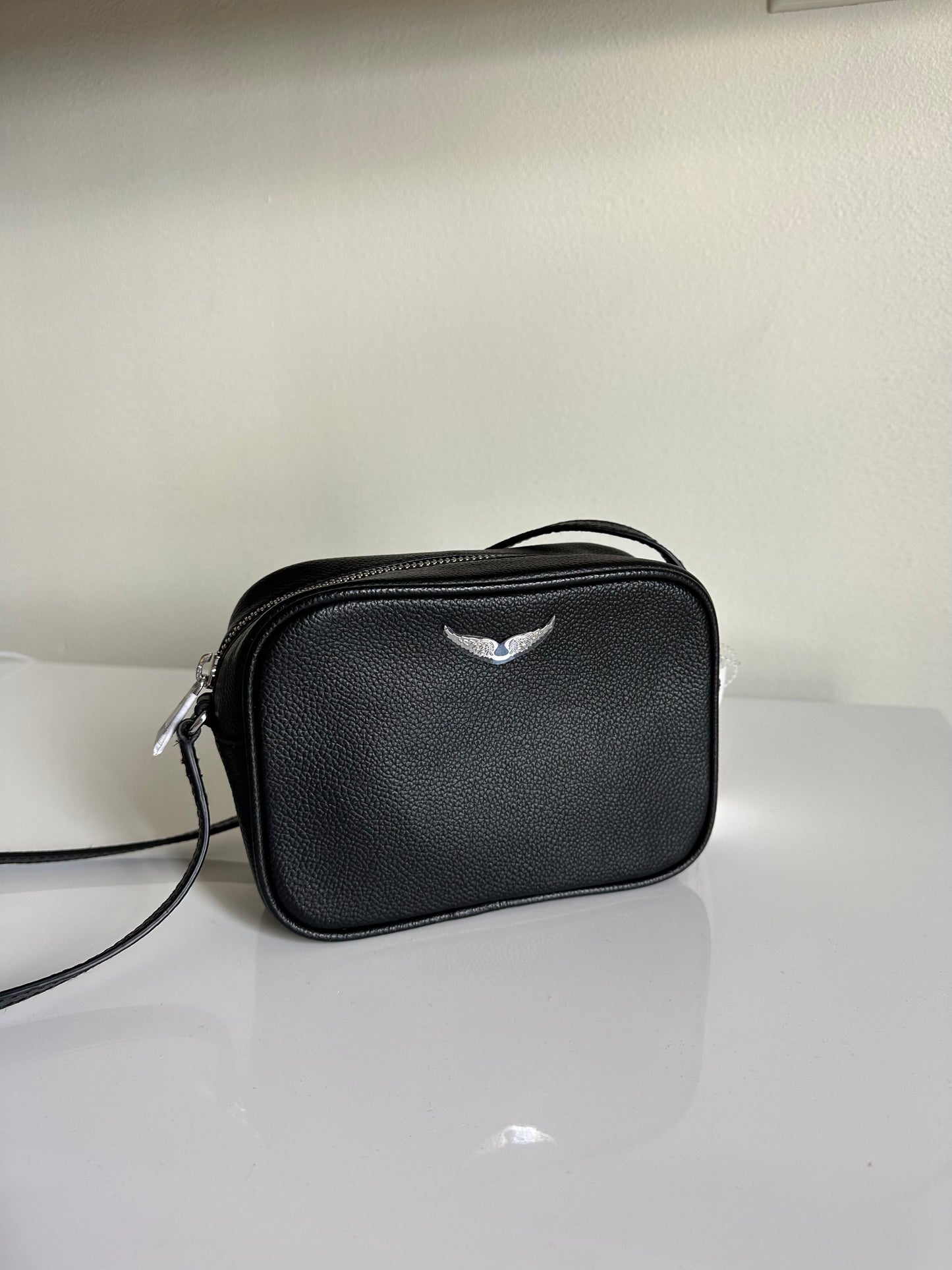 Cartera negra cuero Zadig & Voltaire nueva con etiqueta