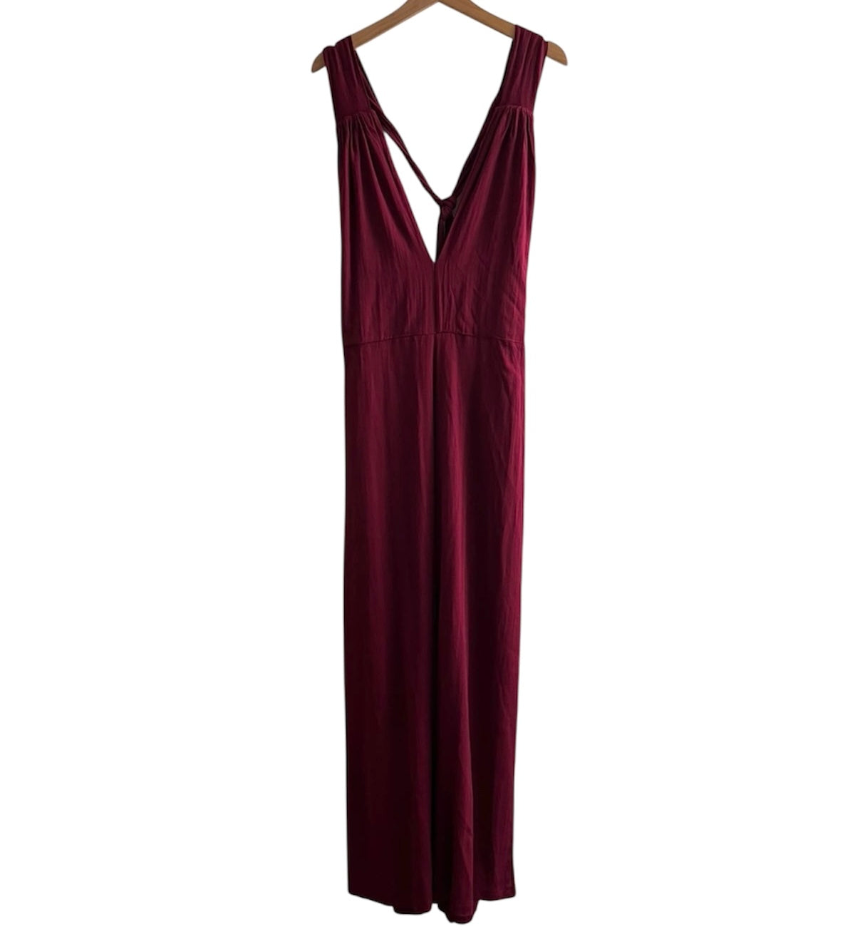 Enterizo largo burdeos - Talla M