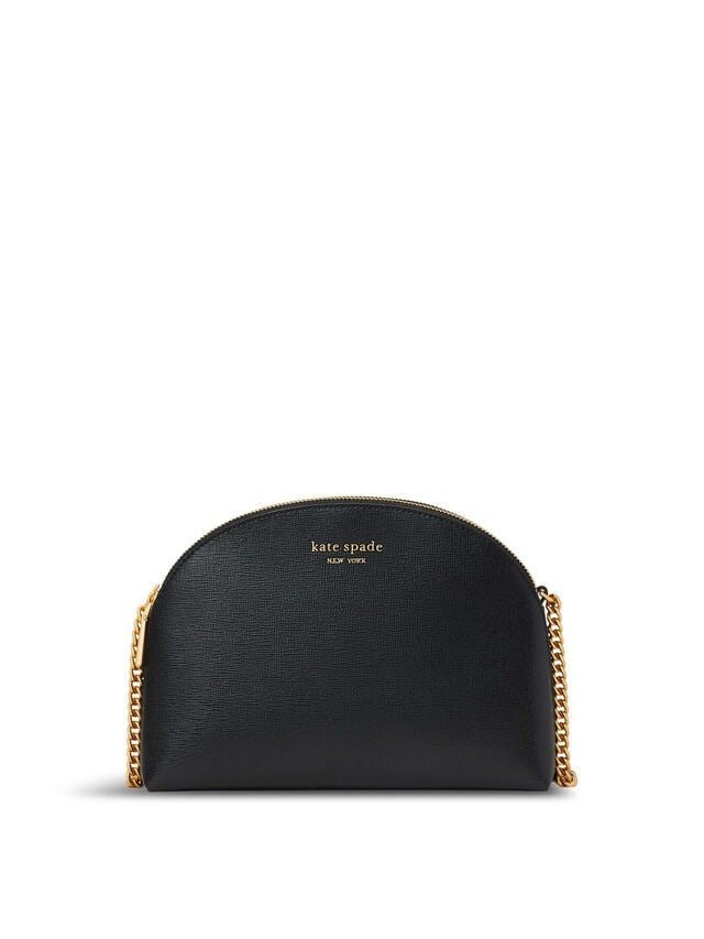 Cartera negra cross body Kate Spade