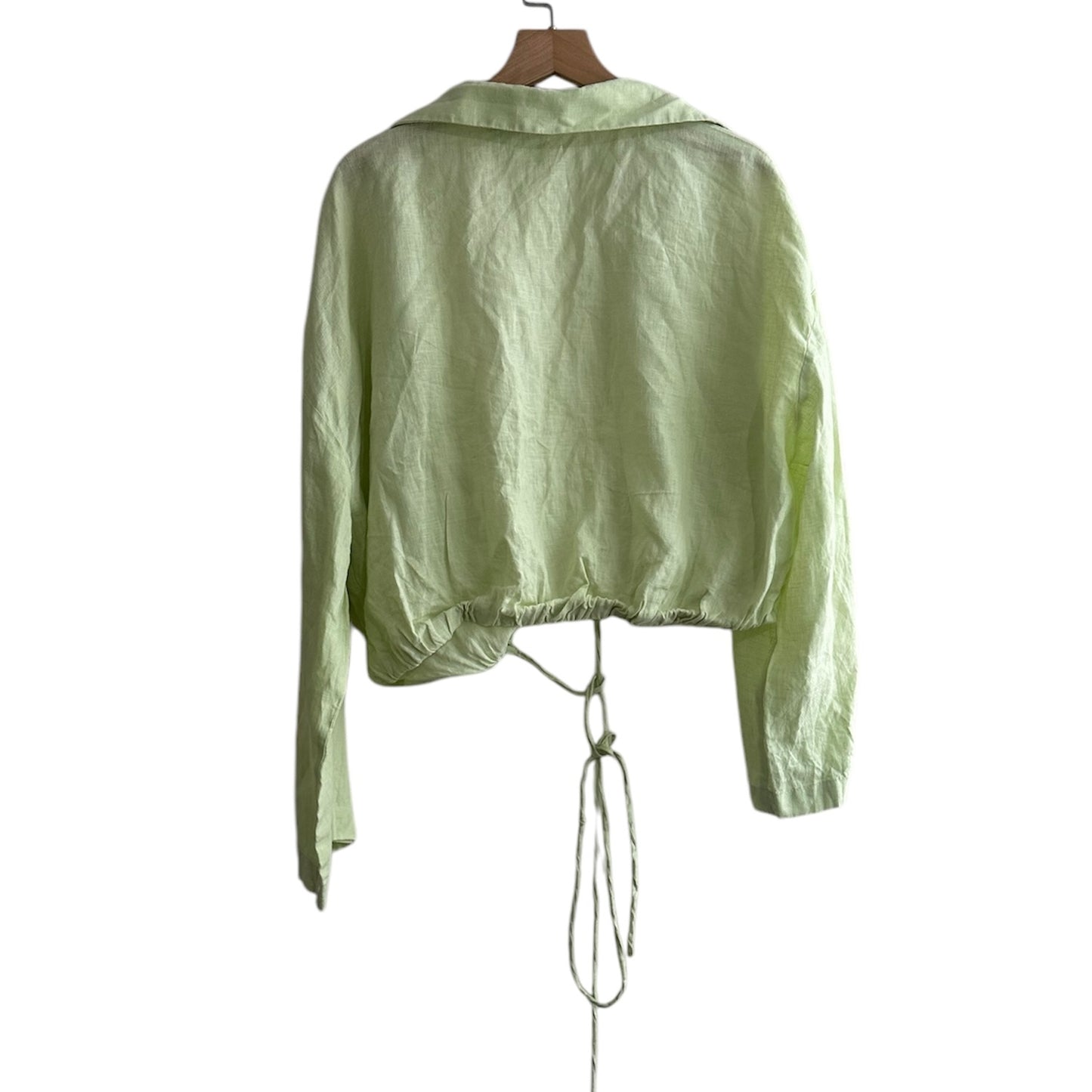 Blusa verde claro Zara - Talla XL