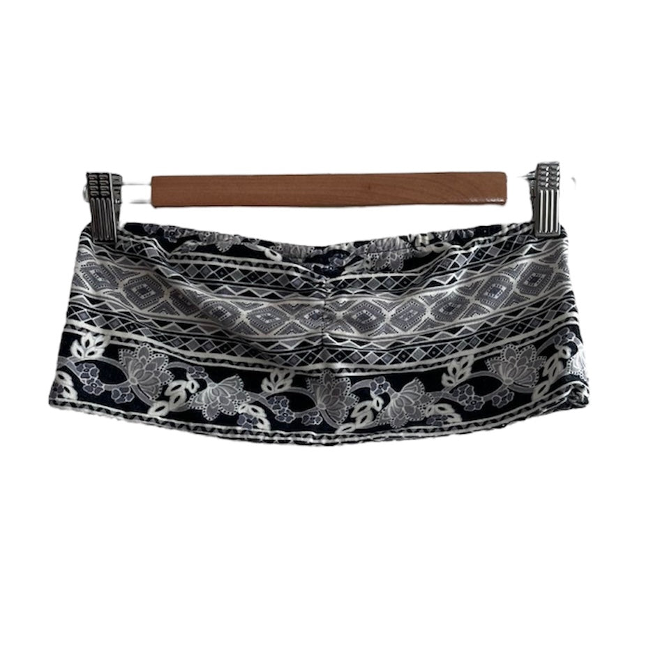Top blanco y negro estampado Forever 21 - Talla M