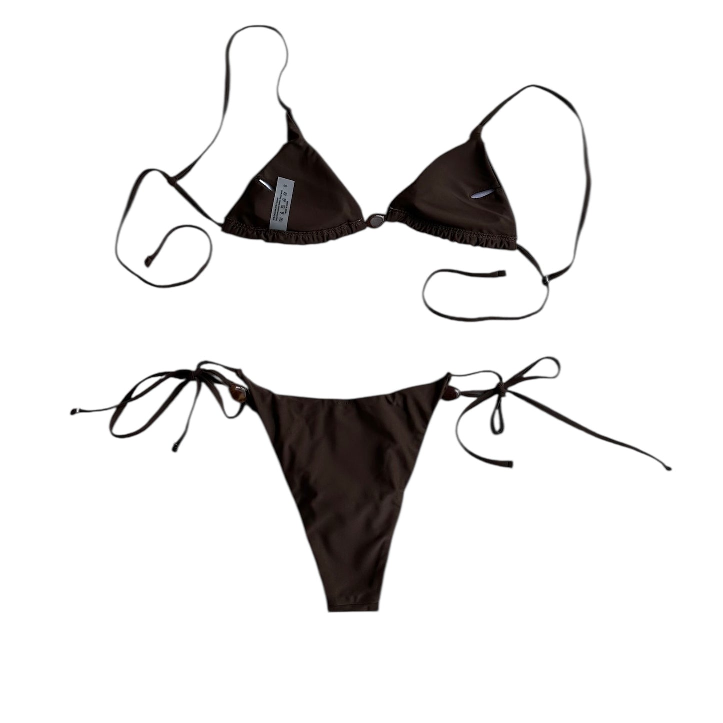 Bikini marrón nuevo Shein - Talla S