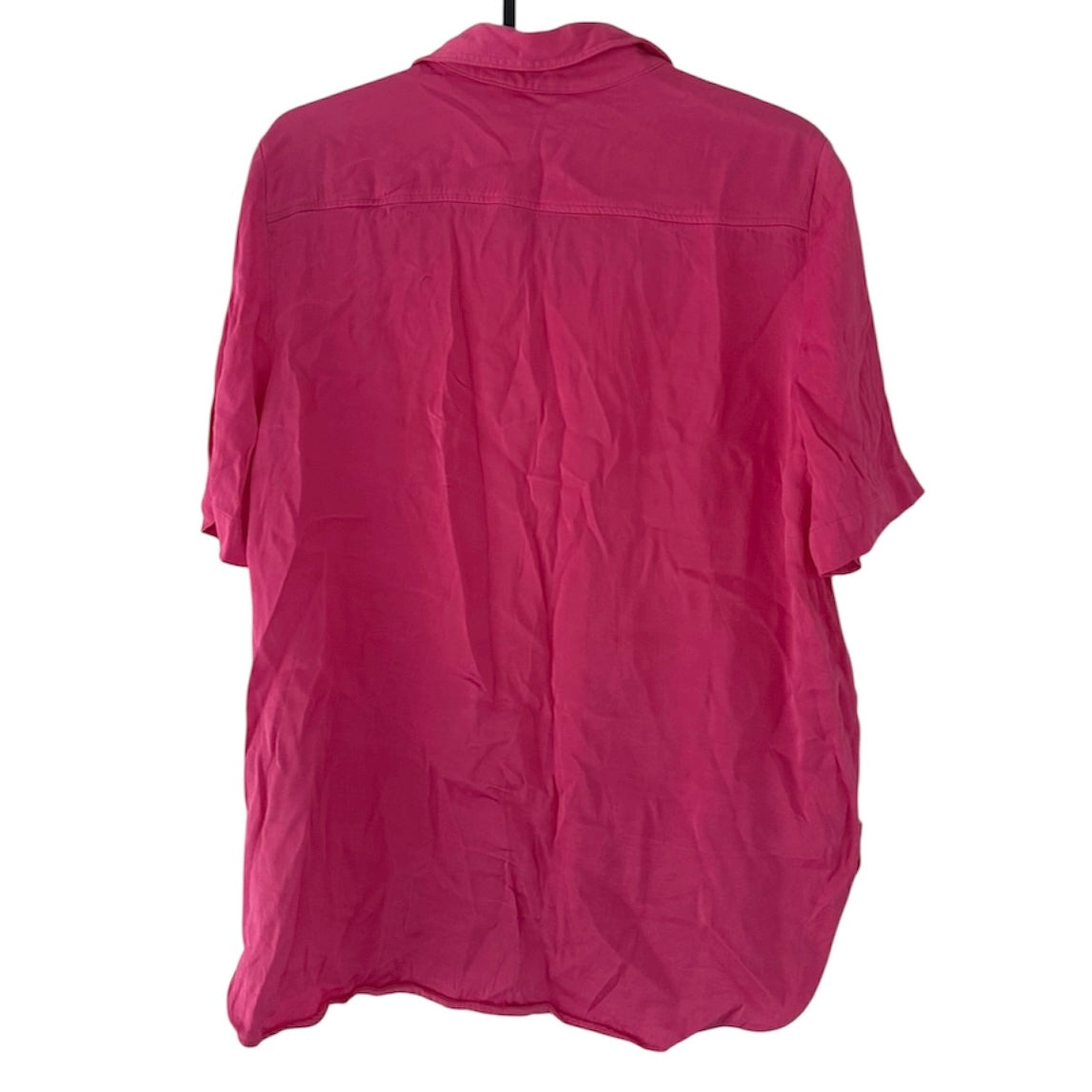 Blusa fucsia satinada Zara - Talla S