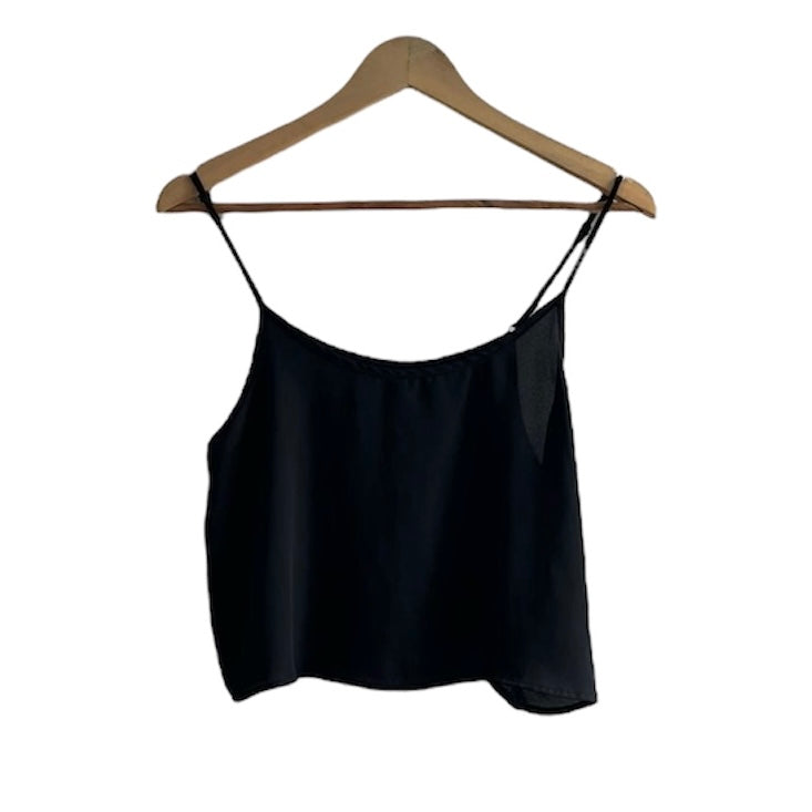 Blusa negra crop Cotton on - Talla S