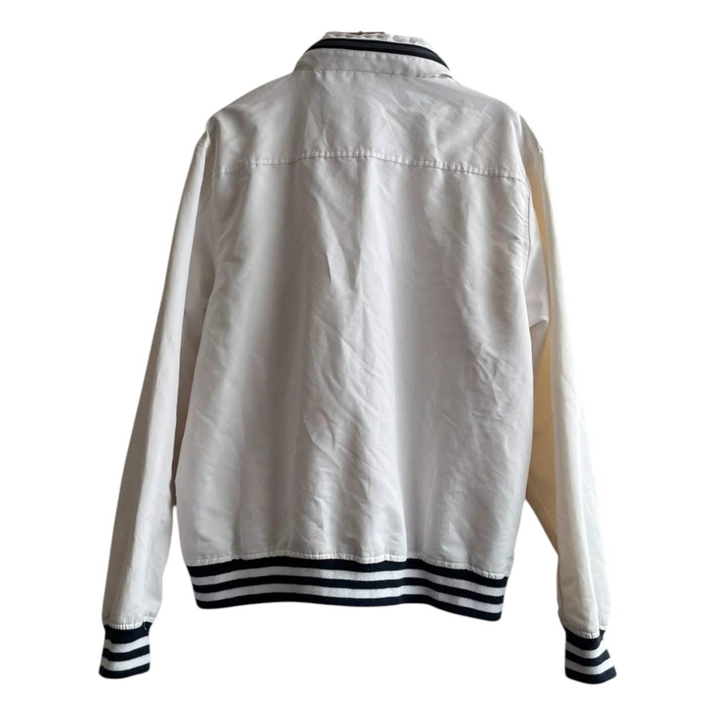 Casaca blanca cierre cuello alto Polo Ralph Lauren - Talla M