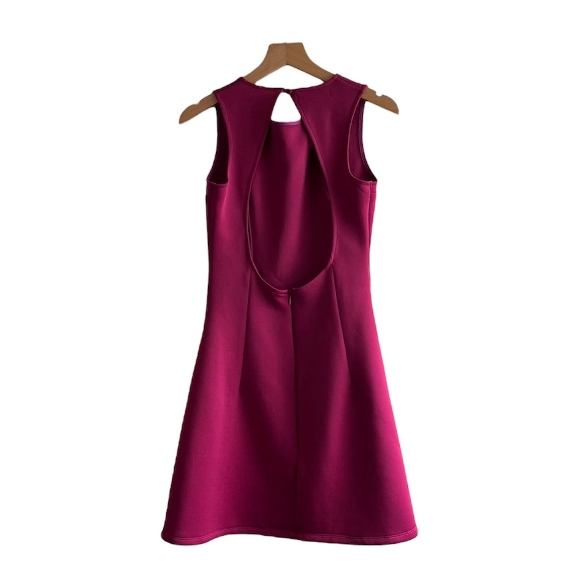 Vestido corto fucsia - Talla S