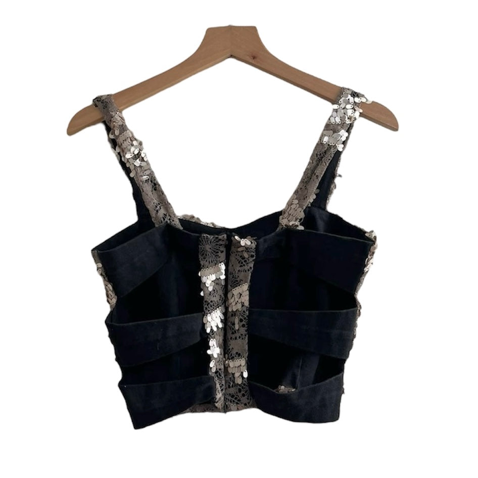 Top lentejuelas - Talla S