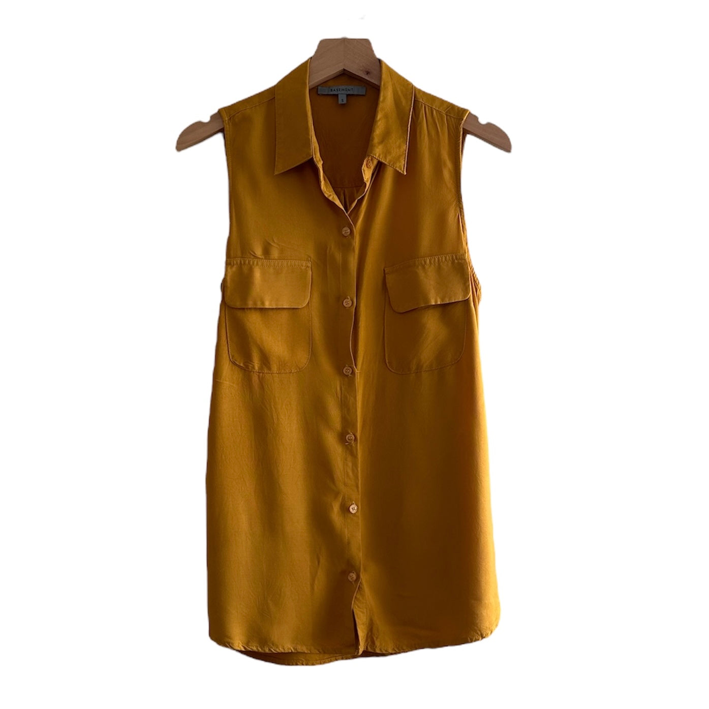 Blusa mostaza Basement - Talla S