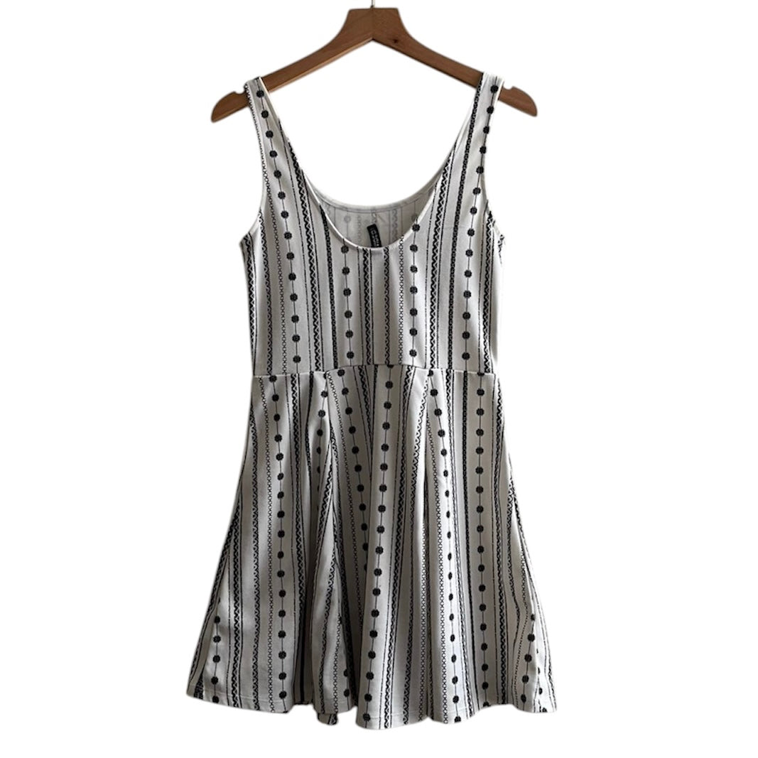 Vestido blanco estampado H&M - Talla M