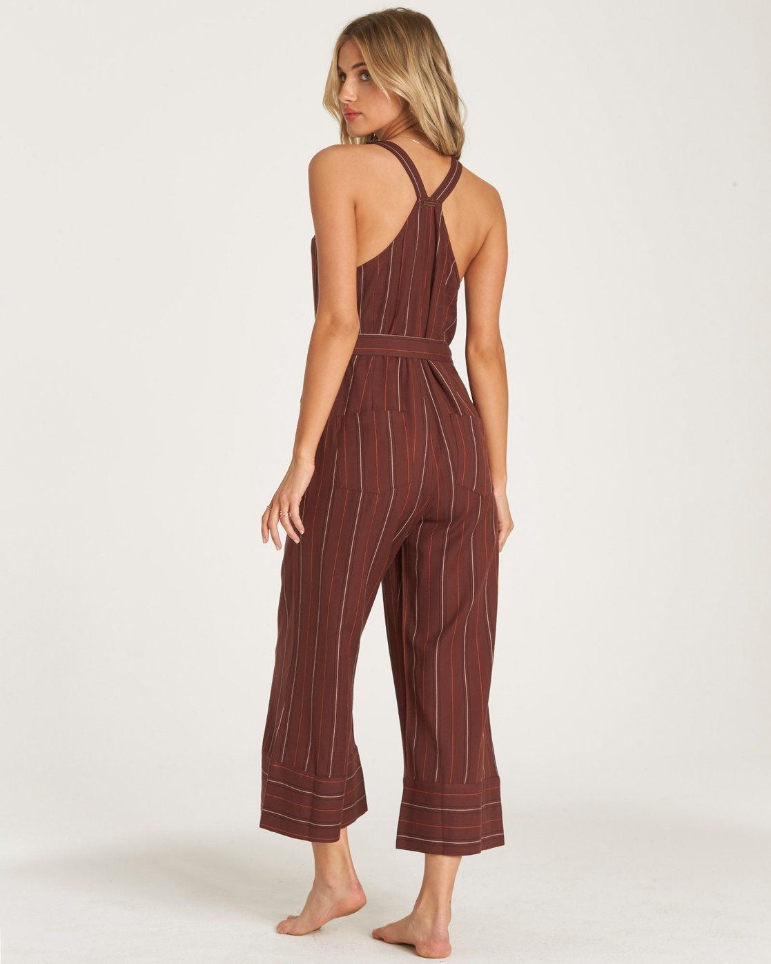 Enterizo billabong guinda a rayas nuevo con etiqueta