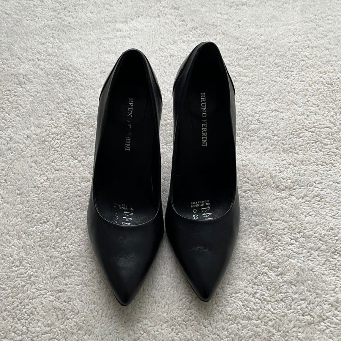 Tacos negros Stilettos Bruno Ferrini - Talla 36