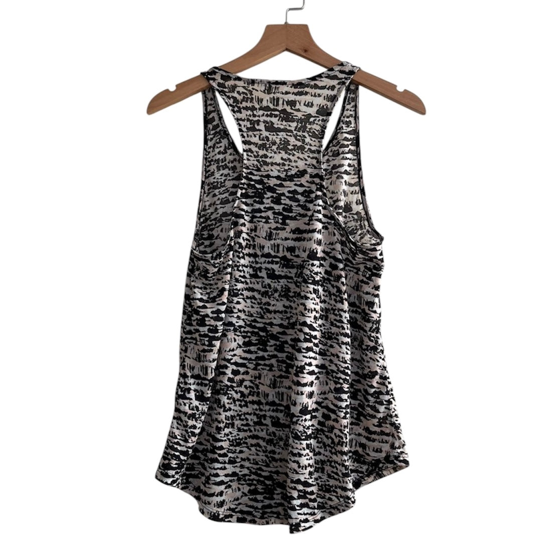 Polo estampado negro H&M - Talla XS