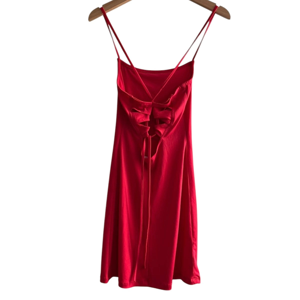 Vestido rojo Lycra tiras H&M - Talla 24