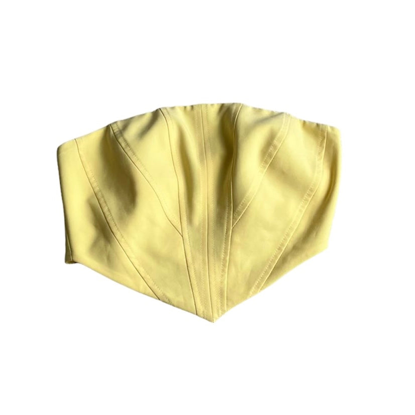 Top amarillo corset - Talla S