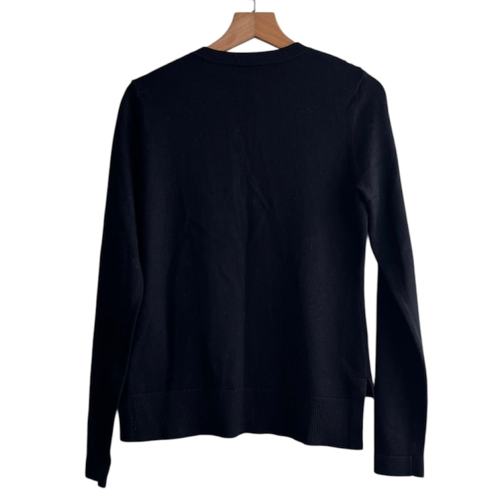 Chompa negra cierre Karen Millen- Talla S