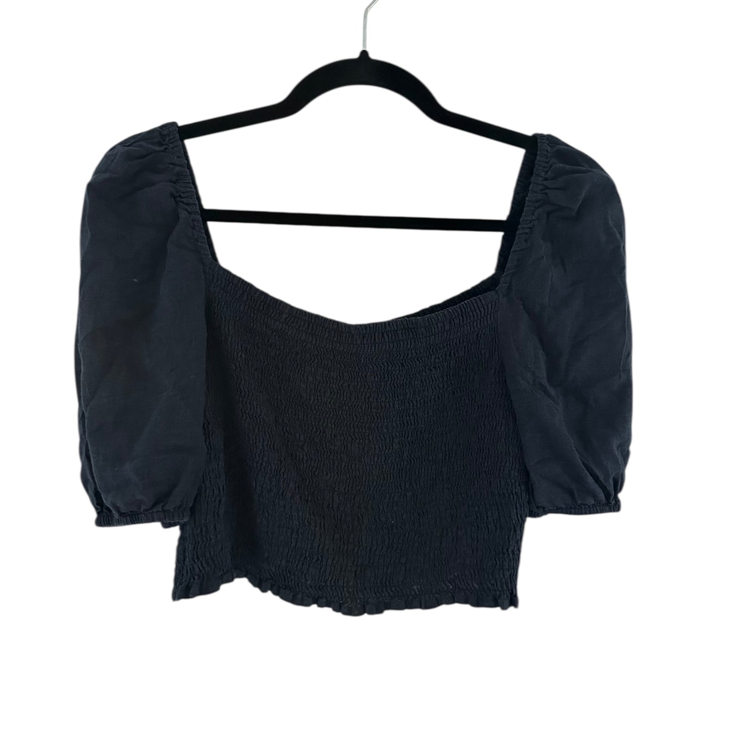 Blusa azul oscuro Zara - Talla M