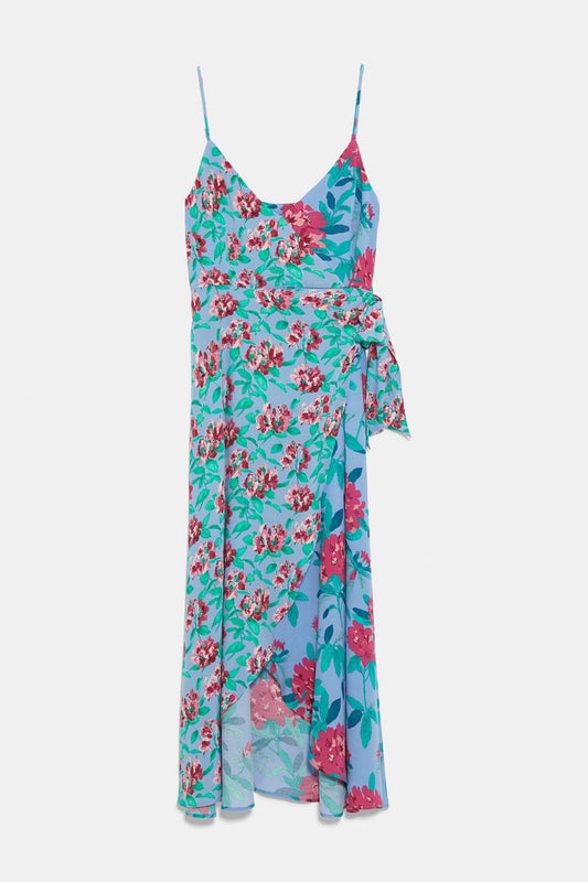 Vestido flores Zara - Talla S