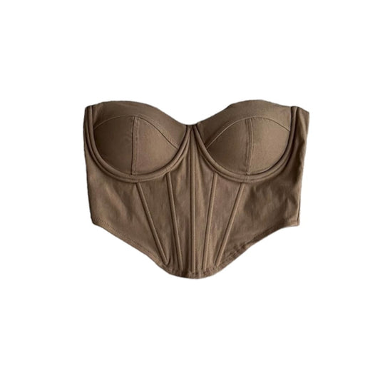 Corset marron  - Talla S