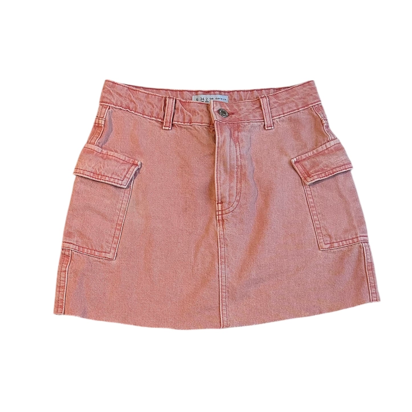 Falda de Jean rosada bolsillos Primark - Talla XS