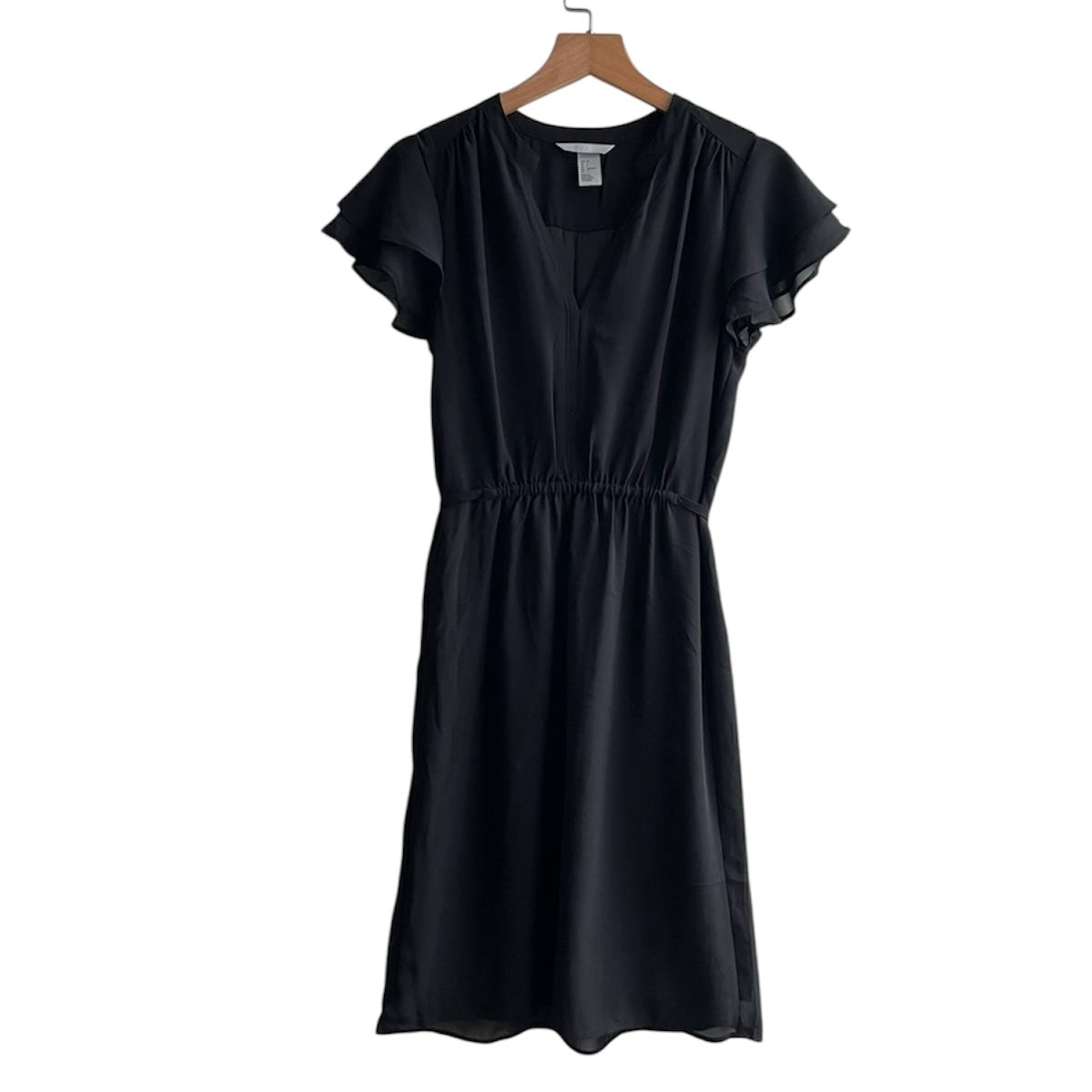 Vestido negro corto gasa H&M - Talla XS