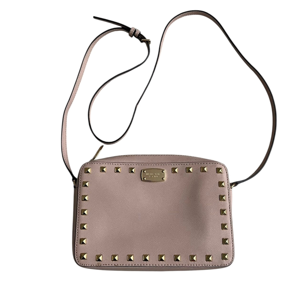 Cartera palo rosa con tachas nueva Michael Kors