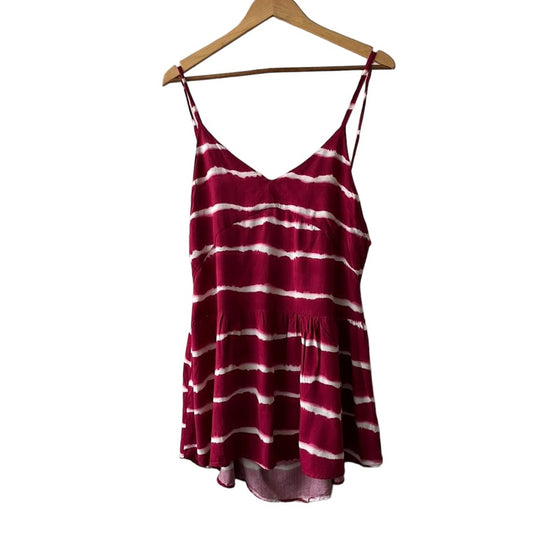 Vestido guinda tie dye - Talla S