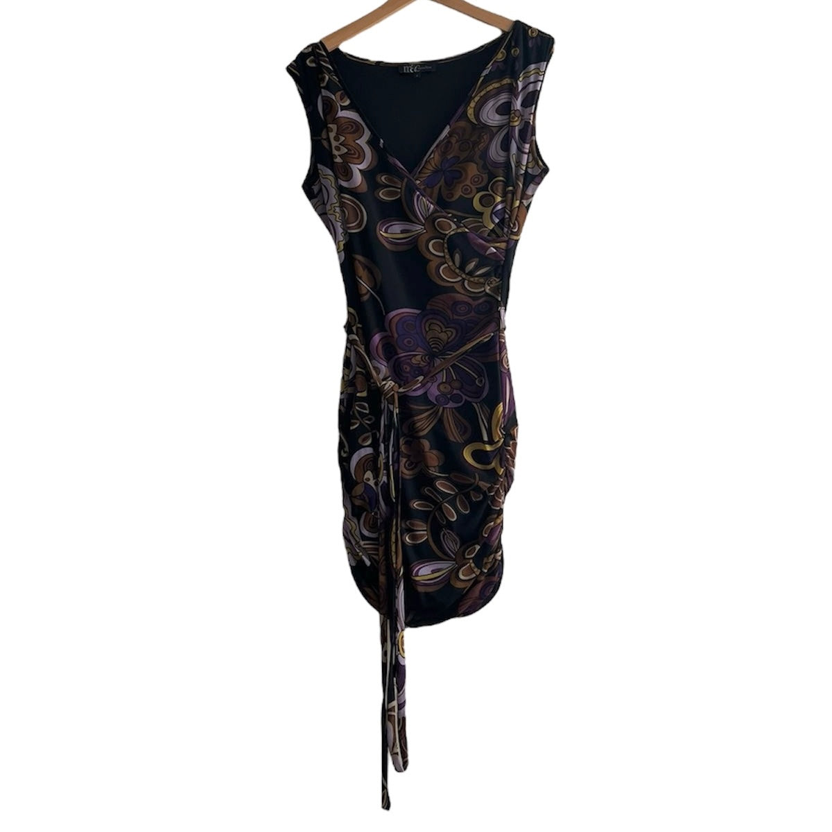 Vestido negro estampado Moda & CIA - Talla M