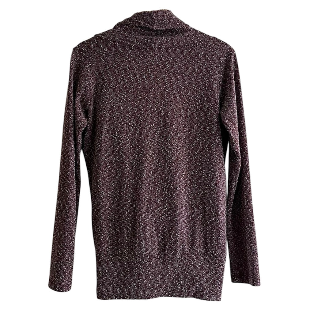 Polo manga larga morado jaspeado Moda & CIA - Talla M