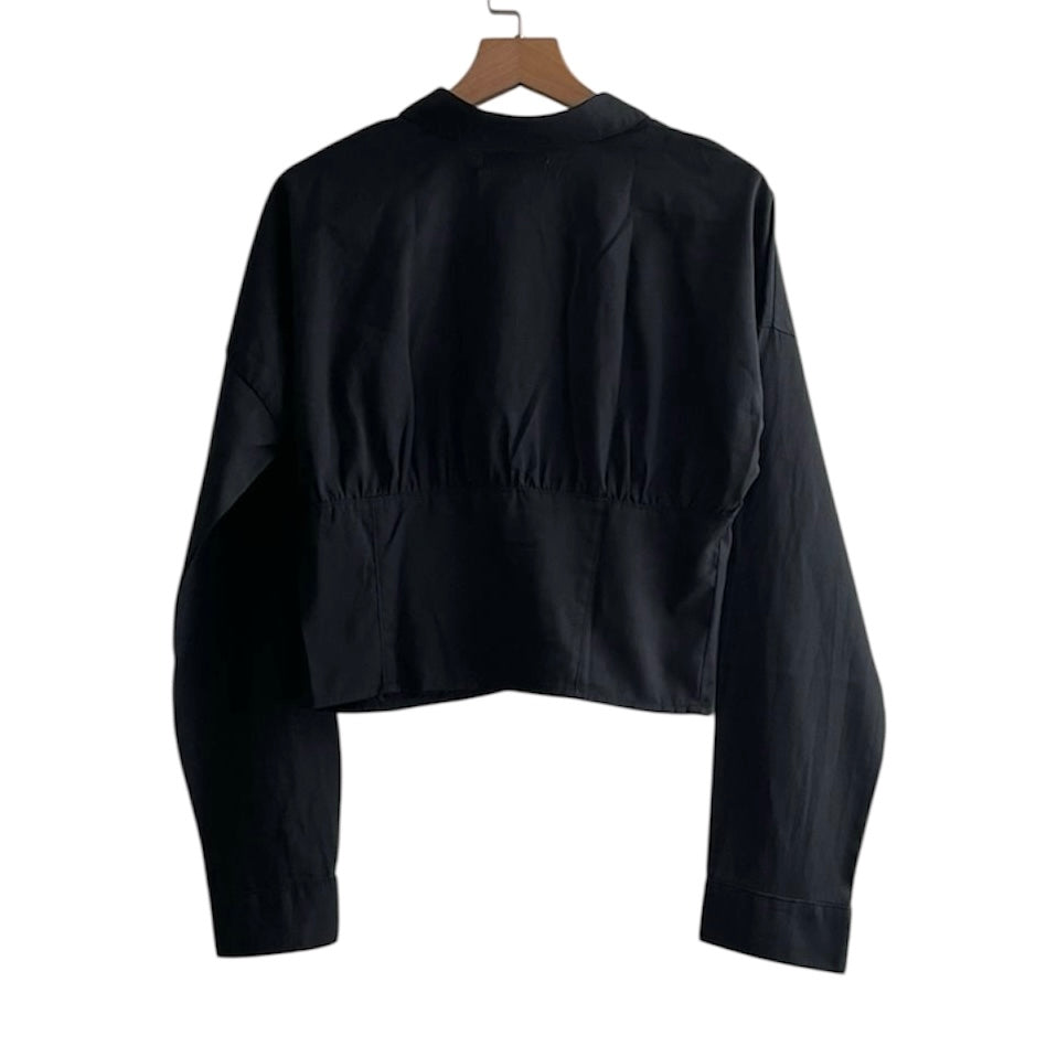 Blusa negra manga larga - Talla S