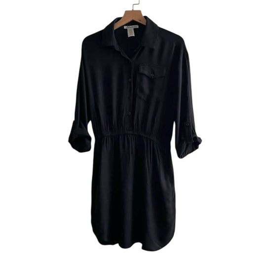 Vestido negro manga larga - Talla M