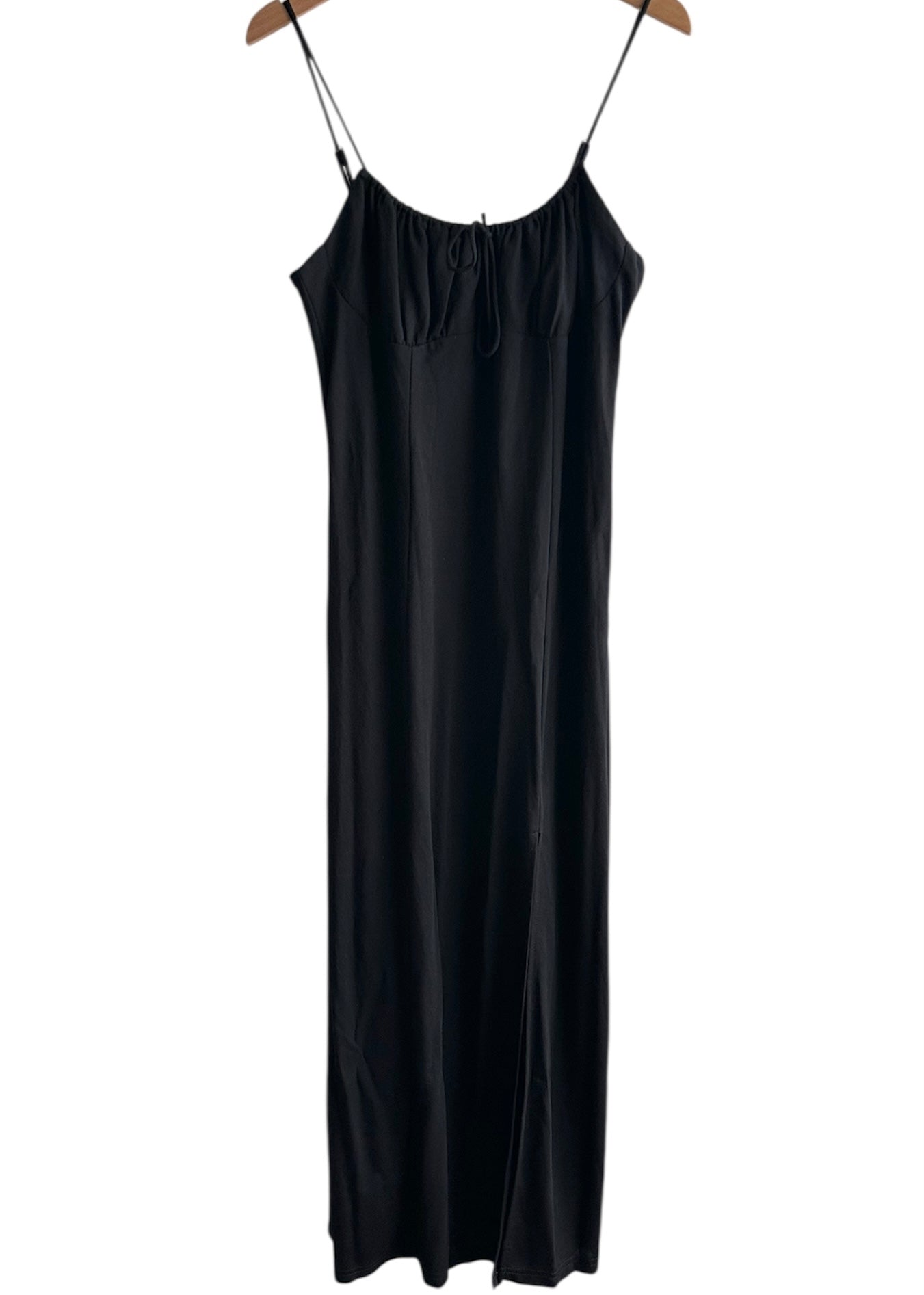 Vestido negro midi Mango - Talla M