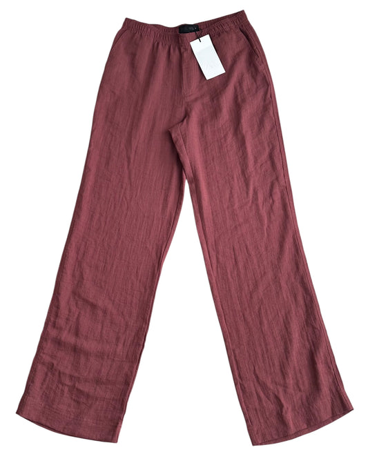 Pantalón suelto color ladrillo nuevo con etiqueta Zara - Talla XS