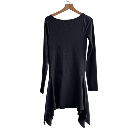 Vestido manga larga negro Lycra - Talla M