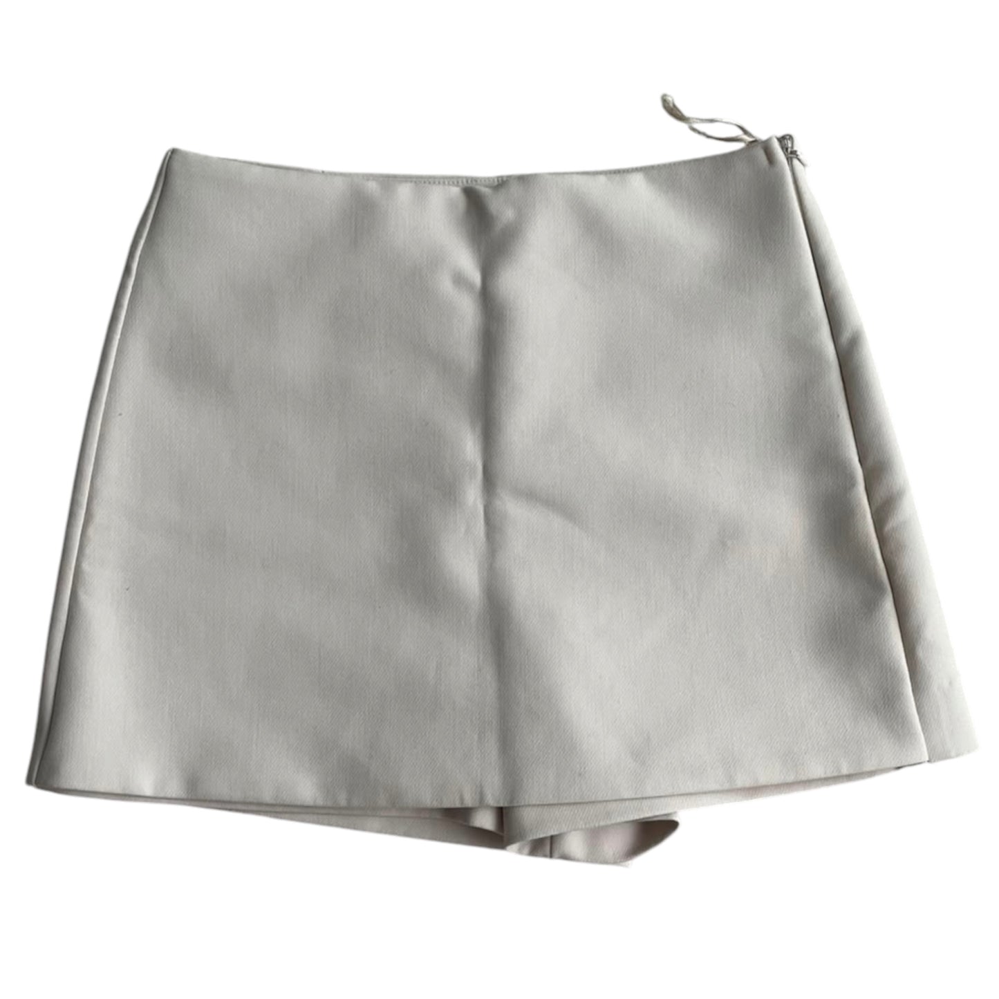 Falda short crema Zara - Talla S