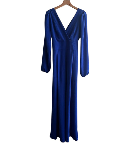 Enterizo azul manga larga - Talla M