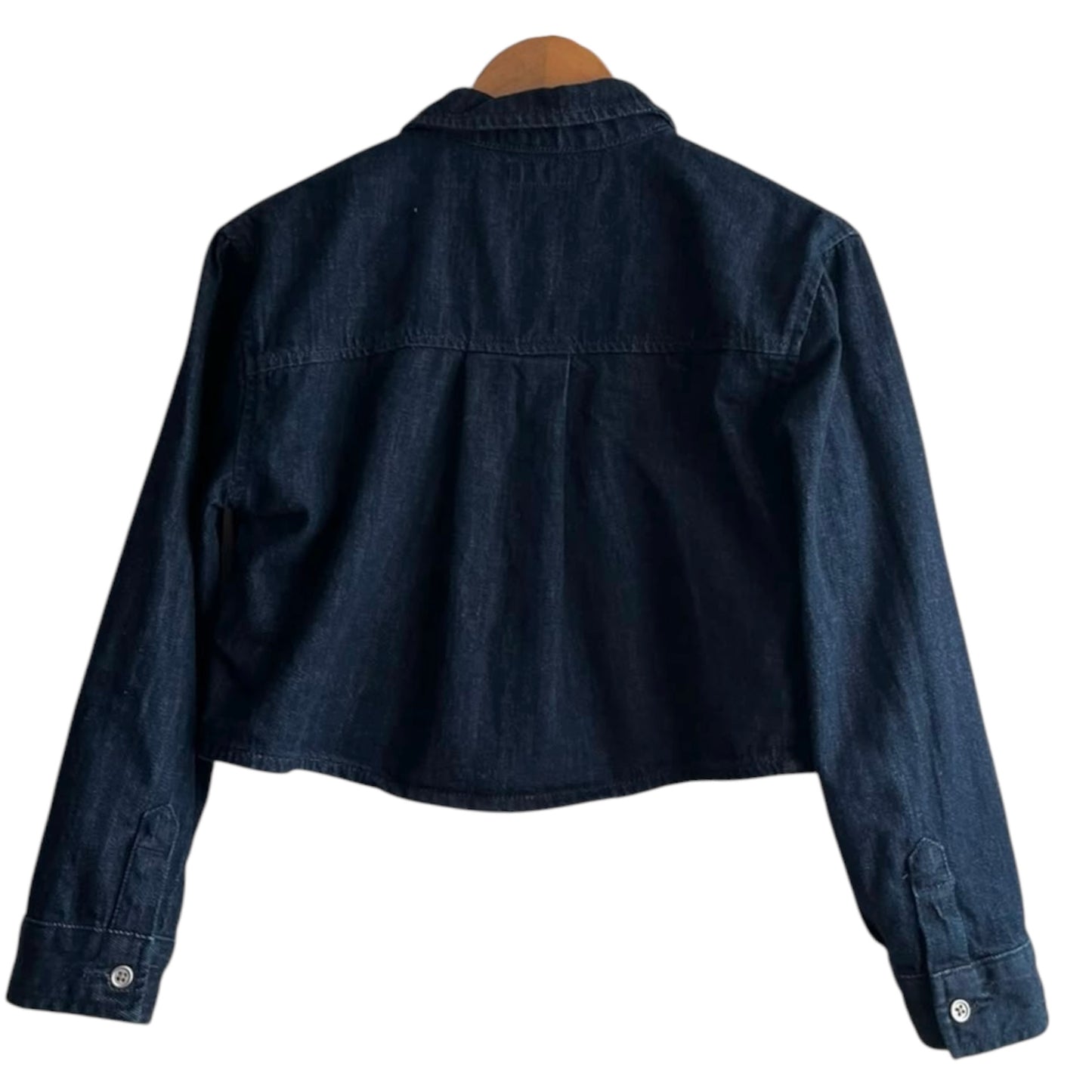 Casaca Jean azul oscuro Zara - Talla S