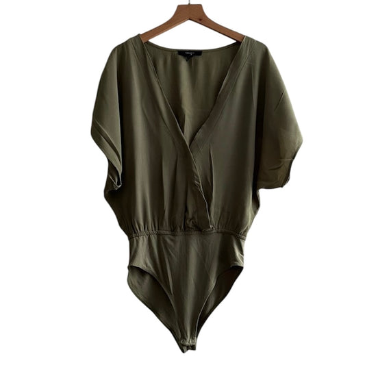 Body manga corta verde Forever 21 - Talla M
