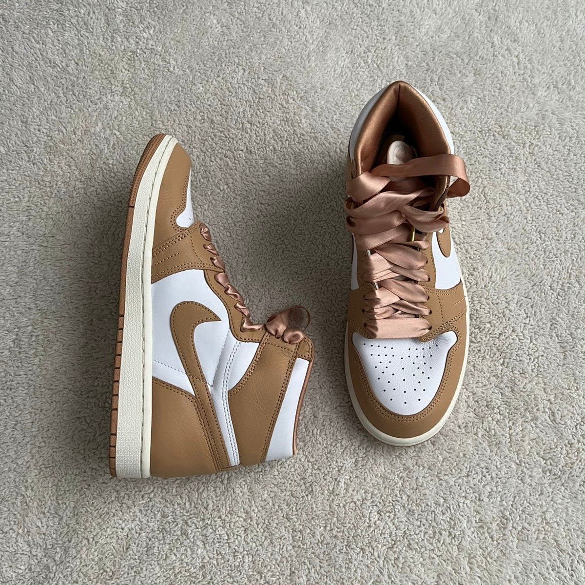 Zapatillas Jordan beige Nike - Talla 39