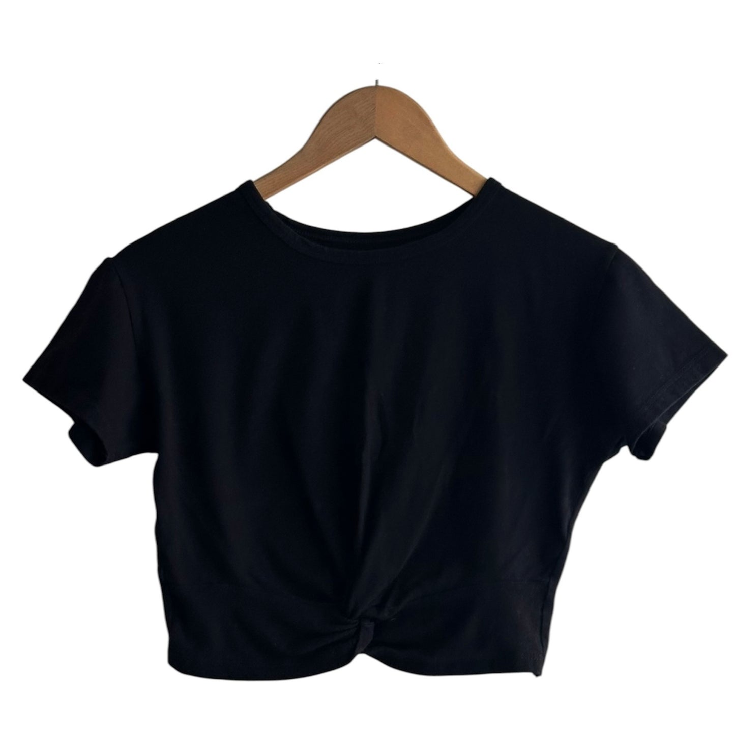 Polo corto negro - Talla S