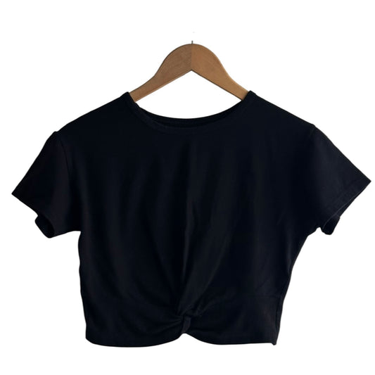 Polo corto negro - Talla S